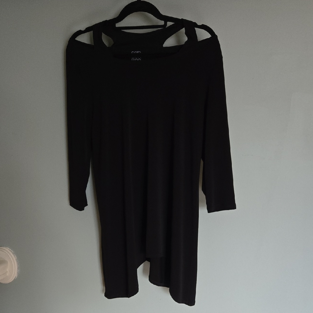 Clara Sunwoo Elegant Black Top XL